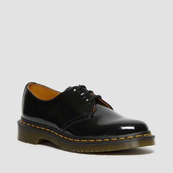 Dr. Martens Shoes - Dr. Martens Women's 1461 Black Patent Lamper US 9
